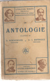 Antologie literatura IV de D. Maracineanu, C.I. Bondescu, ed. Cultura Romaneasca