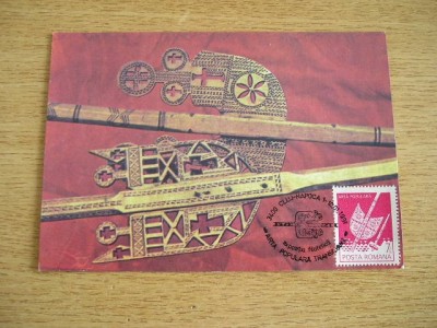 C12 - maxima Romania - tematica arta populara 15 - prima zi a emisiunii sau expozitii foto