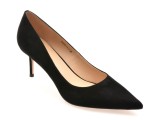 Pantofi eleganti EPICA PREMIUM negri, 2591, din piele intoarsa