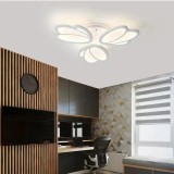 Cumpara ieftin Lustra LED Aysun cu Telecomanda, 47W, Acril si Metal, Alb, Alessandro DESIGN