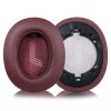 Set 2 bureti TXE pentru casti JBL Live 500BT, Over-Ear, Rosu, Piele ecologica, Spuma cu memorie