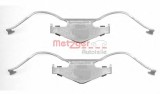 Set accesorii, placute frana SAAB 9-3 Cabriolet (YS3F) (2003 - 2016) METZGER 109-1297