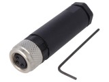 Conector M8 Femelă 3 PIN Cablu 3A IP67 60V