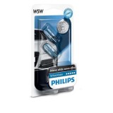 Cumpara ieftin Set 2 becuri t10 w5w phillips super white, 12v