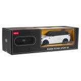 Masina cu telecomanda Range Rover Sport SV alba, scara 1:24