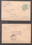 Great Britain 1921 Postal History Rare Cover to Luxembourg D.1105