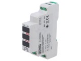 Releu Monitorizare Tensiune POLLIN WP-3CP pentru Șină DIN SPST-NC