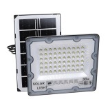 Proiector cu panou solar 30W, doua corpuri iluminat, rezistent pentru exterior