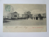 Carte postala Salutări din Constantinopol-Armata Otomană,timbru Levant 1904, Circulata, Turcia, Printata