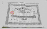 VICTORIA actiune veche din anul 1932 Industria Petroliera - valoare 100 Franci