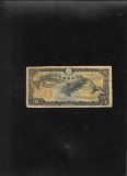 Rar! China 5 yen 1940 ocupatie japoneza seria010398