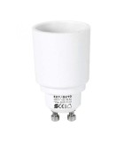 Adaptor soclu E14 mama la mufa GU10 tata 60W 0.3A alb HOME, Home By Somogyi