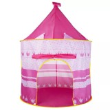 Cort Tip Castel pentru Fetite , Roz, 105x135 cm, Joaca de Poveste