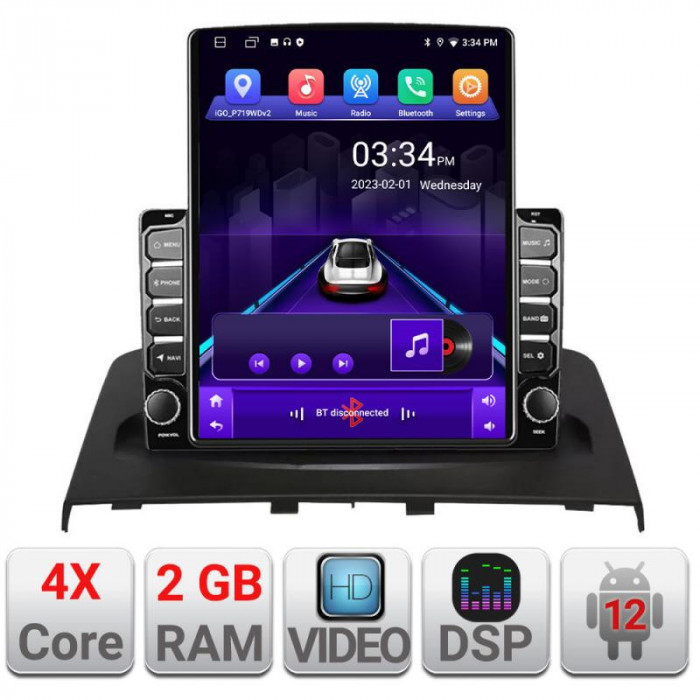 Navigatie dedicata Land Rover Freelander 2007-2015 ecran tip TESLA 9.7&quot; cu Android Radio Bluetooth Internet GPS WIFI 2+32 DSP Q CarStore Technology