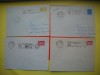 HOPCT PLIC NR 618 SET 4 PLICURI PERSONALITATI IESENE 1983-1982 -ROMANIA-IASI