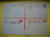 HOPCT PLIC NR 618 SET 4 PLICURI PERSONALITATI IESENE 1983-1982 -ROMANIA-IASI