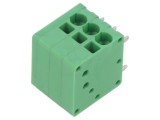 Regletă Conexiuni PCB 90&deg; 3.5mm 3 Piste 10A