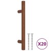 Manere de dulap, 20 buc., bronz, 96 mm, otel inoxidabil