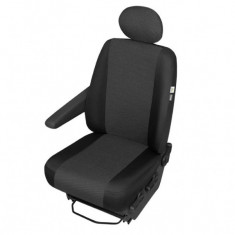 Husa scaun auto sofer Ares Trafic pentru Citroen Jumpy, Fiat Scudo, Ford Transit, Mercedes Vito, Opel Vivaro, Vw T6, pentru cotiera dreapta