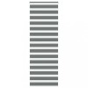 Jaluzea tip zebra gri &icirc;nchis lățime țesătură 80,9 cm poliester