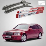 Cumpara ieftin Ștergătoare Mercedes-Benz Clasa C S202 Break 1996-2001 | Față Flat &ndash; TeamCar&reg;