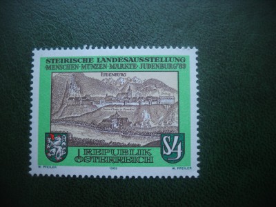 HOPCT TIMBRE MNH 607 JUDENBURG 1989 -1 VAL AUSTRIA foto