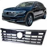 Grila radiator neagra cu benzi cromate, potrivita pentru VW Touareg III din 2018 Performance AutoTuning