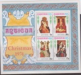 ANTIGUA, CHRISTMAS - BLOC MNH, Nestampilat