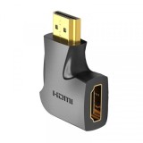 Adaptor Video Vention Angled, HDMI - HDMI, 4K, Negru AIPB0, Universal
