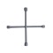 Cheie coarba roti tip cruce pentru prezoane 17-19-21-23mm, Otel Cr-V