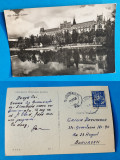 Carte Postala circulata veche RPR - Iasi Palatul Culturii, Sinaia, Printata
