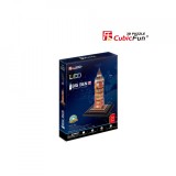 Cumpara ieftin PUZZLE 3D LED BIG BEN 28 PIESE, CubicFun