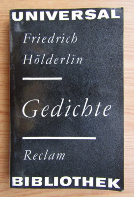 Gedichte/ Friedrich Holderlin foto