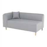 Cumpara ieftin Canapea tapiterie gri stanga Broken 144x67x76 cm