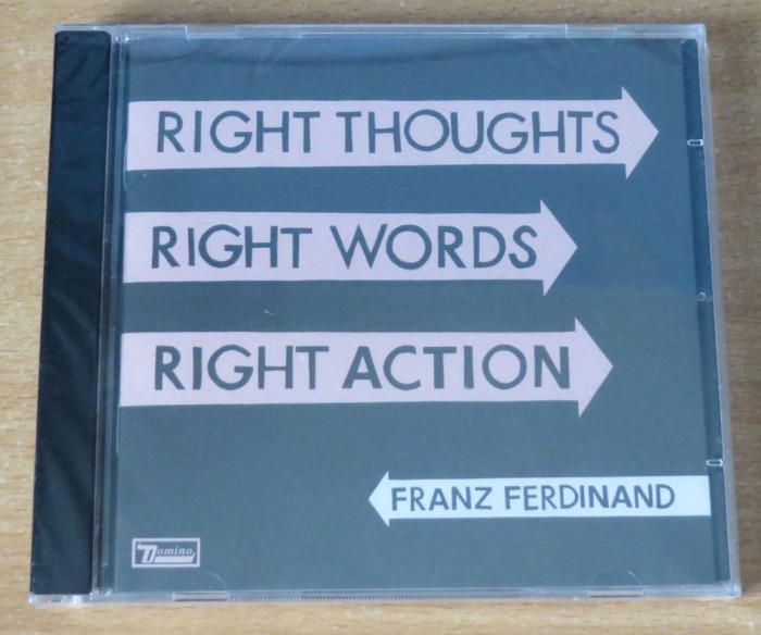 Franz Ferdinand - Right Thoughts, Right Words, Right Action CD