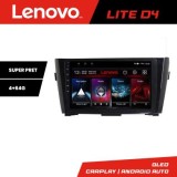 Navigatie Nissan Qashqai Lenovo Kit-353 4+64 GB Android Waze USB Navigatie Internet Youtube Radio CarStore Technology