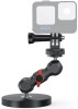 Ventuza magnetica Surewo, element prindere reglabil cu surub 1/4, compatibila GoPro Hero 13,12,11,10,9,8,7,6, DJI Osmo Action 3/2, Insta 360 X3