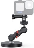 Cumpara ieftin Ventuza magnetica Surewo, element prindere reglabil cu surub 1/4, compatibila GoPro Hero 13,12,11,10,9,8,7,6, DJI Osmo Action 3/2, Insta 360 X3