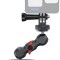 Ventuza magnetica Surewo, element prindere reglabil cu surub 1/4, compatibila GoPro Hero 13,12,11,10,9,8,7,6, DJI Osmo Action 3/2, Insta 360 X3
