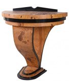 Consola Art Deco Antichitati, lemn masiv furniruit artar, 88x84x42 cm, CAT986