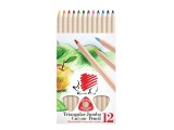 Creioane colorate Ico Arici natur 12/set