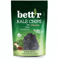 Chips din kale cu ciocolata raw eco 30g Bettr foto