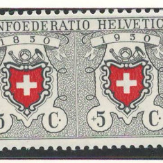 Elvetia 1950 Mi 545 MNH - Pro Patria: Centenarul timbrelor raionale