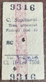 QW29 - Bilet de colectie - transporturi - CFR 3 - bilet de calatorie