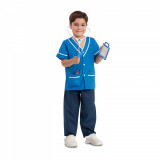 Costum Doctor cu accesorii pentru copii 5-7 ani 116-128 cm, Kidmania