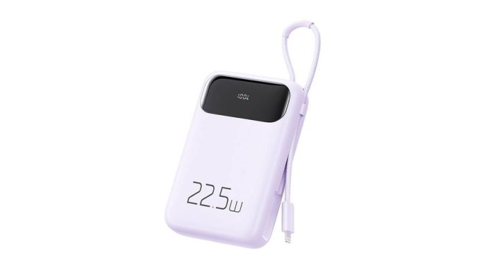 Baterie externă Mcdodo MC-3255 10000mAh, 22.5W, conector lightning (mov)