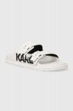 Karl Lagerfeld papuci KONDO TRED femei, culoarea alb, KL80978