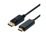 Cablu Displayport la HDMI Full HD T-T 1m Negru, S3675, Oem