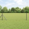 VidaXL Gard Hexagonal Gri 1.6x10 m Oțel