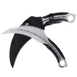 Cumpara ieftin Cutit karambit IdeallStore&reg;, Comando Specialist, otel inoxidabil, 33 cm, argintiu, teaca inclusa